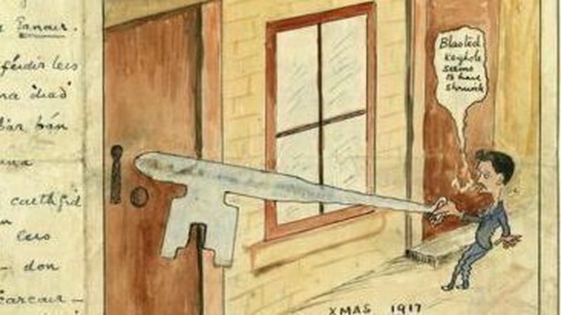 The Christmas card that revealed the exact dimensions of the prison key