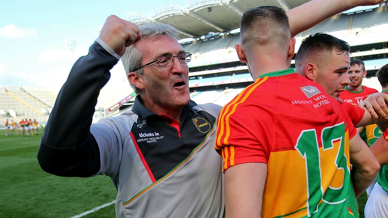 Colm Bonnar wants to see Carlow take their place in Division One next season
