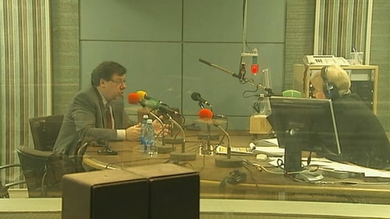 Taoiseach Brian Cowen speaking on The Marian Finucane Show (2009)