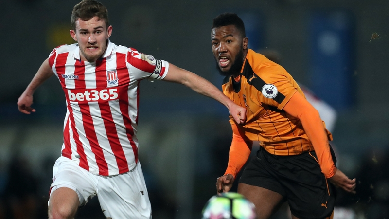 Lewis Banks swaps the red and white of Stoke for the red and white of Sligo