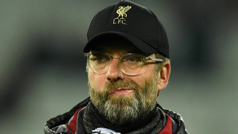 Jurgen Klopp looking puzzled by his team's form