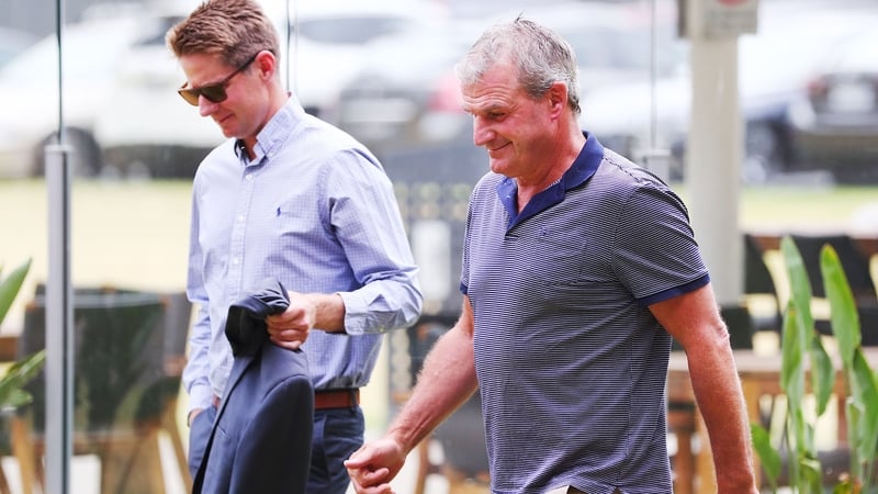 Darren Weir (r) will not contest the charges