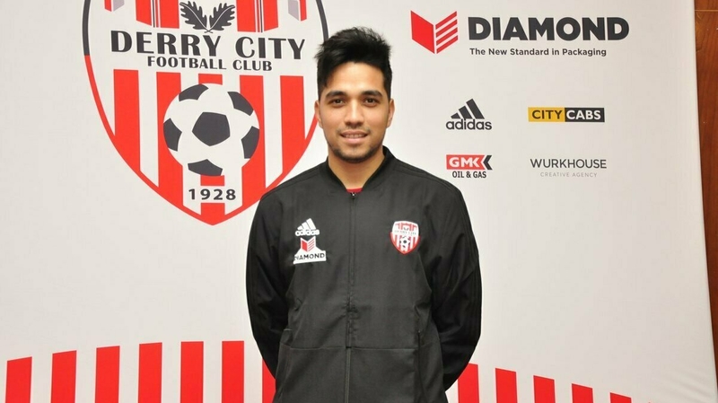 Gerardo Bruna at the Brandywell today