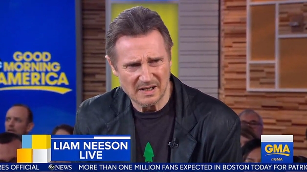 Liam Neeson says "I'm not racist" during Good Morning America interview