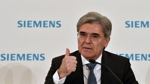 Siemens chief executive Joe Kaeser is due to step down by early next year