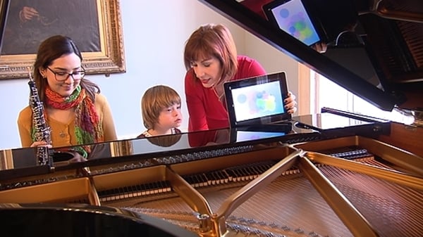Minister for Culture Joespha Madigan joins musicians for the launch of the initiative
