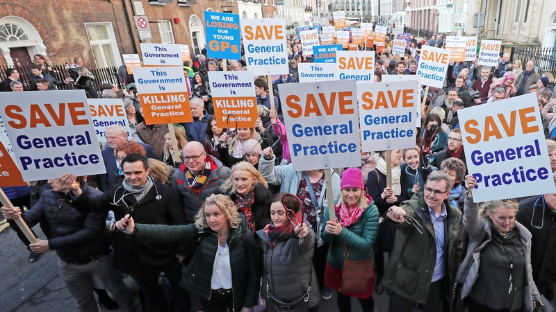 The protest took place in Dublin city centre