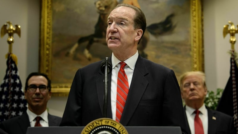 Mr Malpass has criticised the World Bank for its continued lending to China