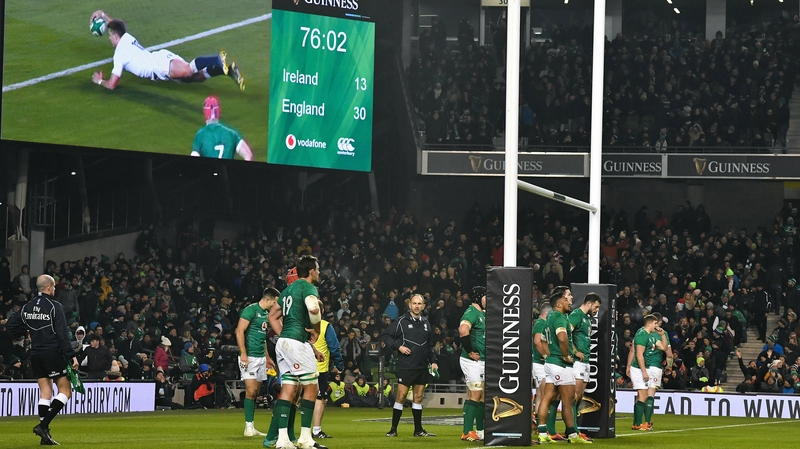 Ireland were totally outplayed by England
