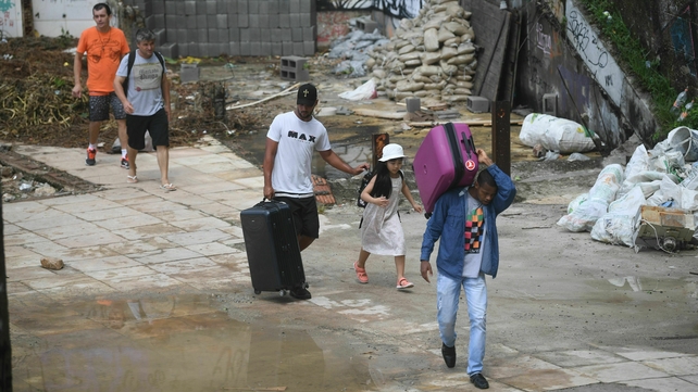 Many residents were forced to leave their homes