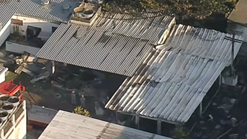 The pre-dawn fire hit a building that housed youth-category players aged 14 to 17, according to Brazilian media