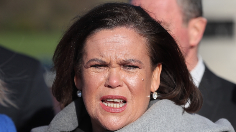 Mary Lou McDonald said the outcome of the vote shows the 'absolute disregard for the people of Ireland'