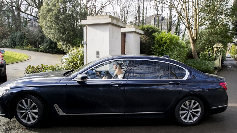 Taoiseach Leo Varadkar arriving at Notting Hill, the Irish Government residence in Belfast, to meet politicians, businesses and civic groups
