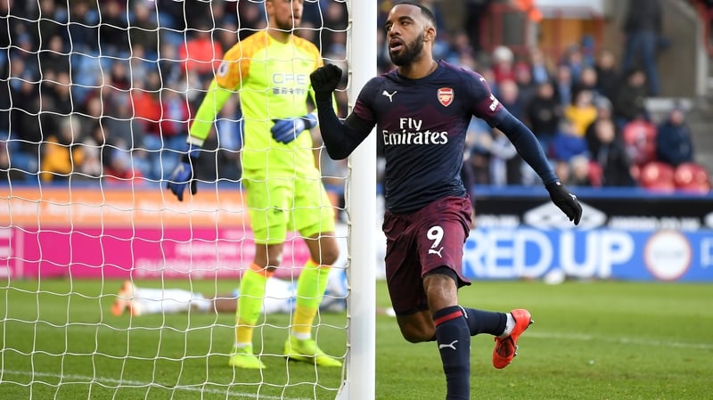 Alexandre Lacazette scored Arsenal's second