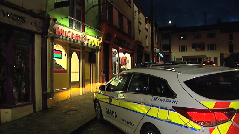 The man was socialising with friends in the town when he was involved in an altercation outside a fast-food outlet