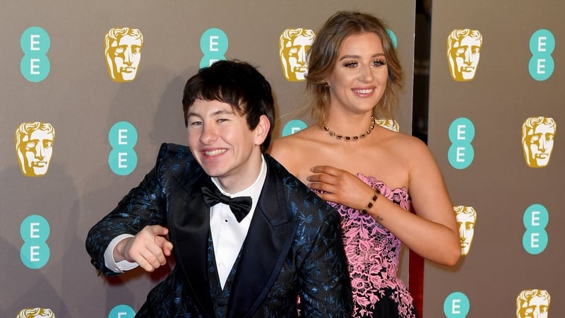 Barry Keoghan and partner Shona Guerin on the BAFTAs red carpet