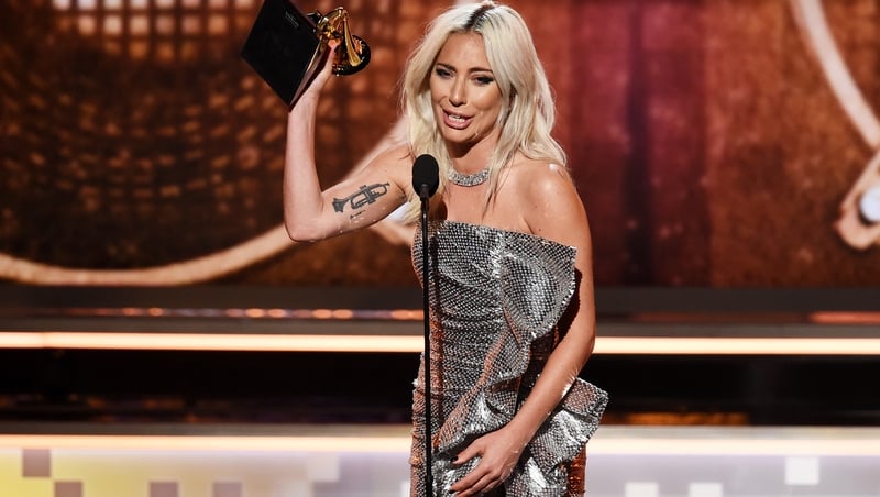 Lady Gaga at the Grammys