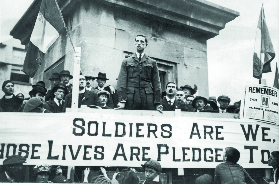 Éamon De Valera in 1917. That year he became Sinn Féin party leader.