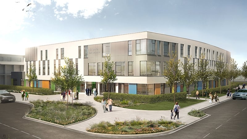 Artist's impression of the new satellite centre in Blanchardstown