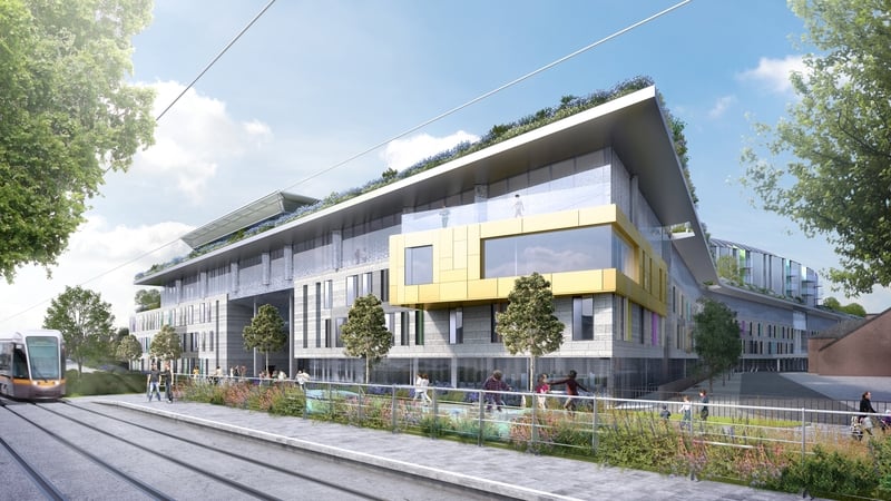 An artist's impression of the National Children's Hospital
