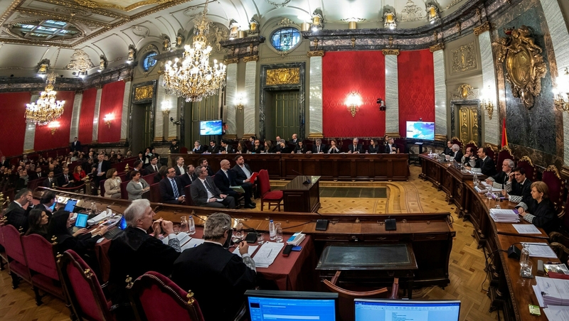 The 12 people on trial include former Catalan government officials