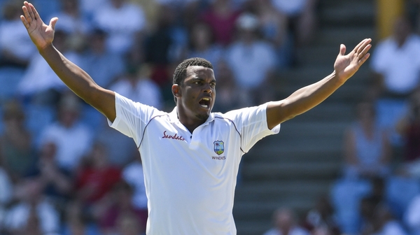 West Indies fast bowler Shannon Gabriel