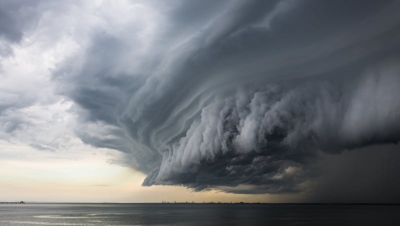 Thunderstorms can create a cosy, secluded feeling in us