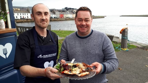 Neven with Dave Carroll from Rogue restaurant.