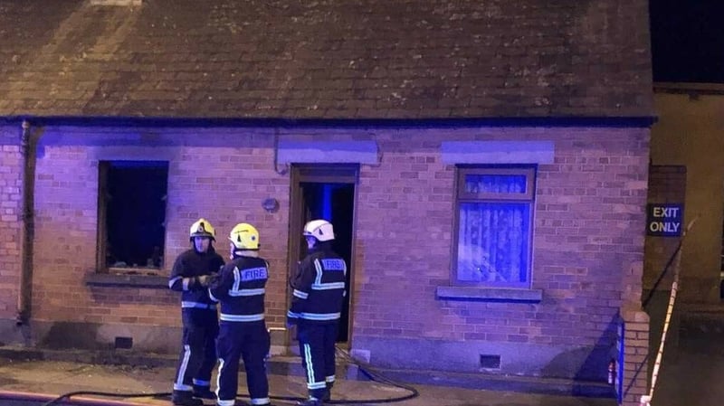 A man who was in the house at the time of the incident was uninjured