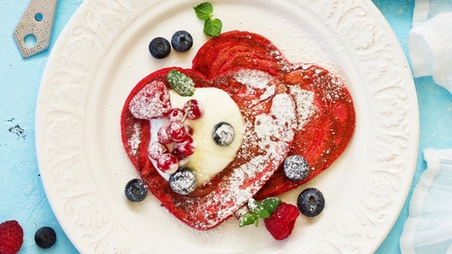 Red Velvet Pancakes