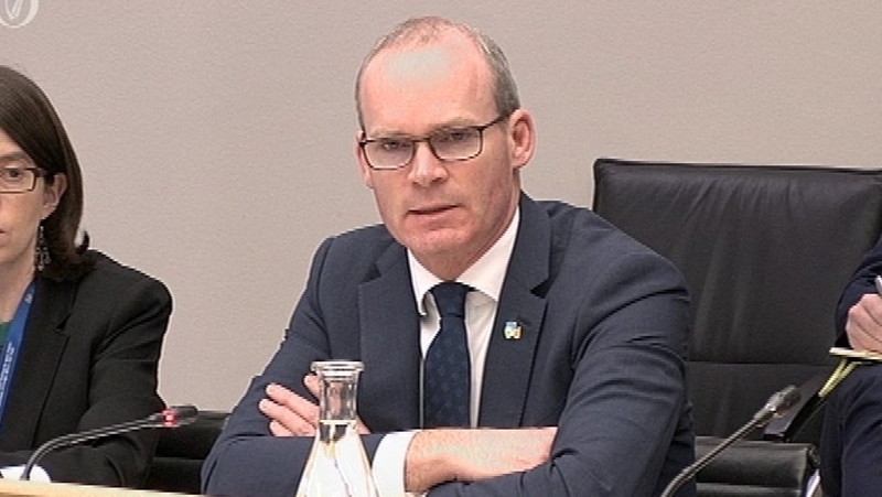 Simon Coveney is addressing the Foreign Affairs Committee
