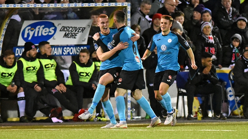 A set-piece strike gave Sligo a 1-0 lead at half-time