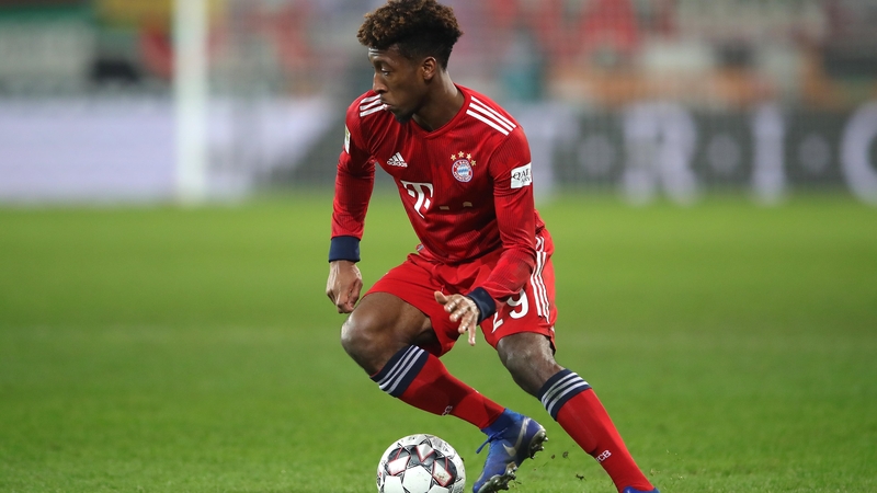 Kingsley Coman turned his ankle during the win over Augsburg
