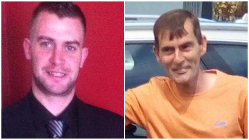 Noel Leeson (L) and Anthony Keegan (R) have been missing since 3 February