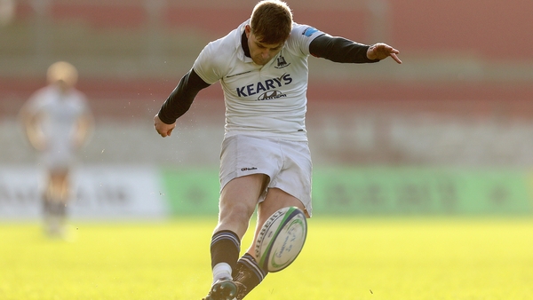 Aidan Moynihan kicked 14 points in Cork Constitution's win over Cliontarf