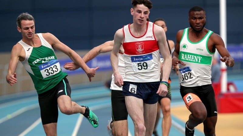 Thomas Barr and Andrew Mellon came together in the 400m final