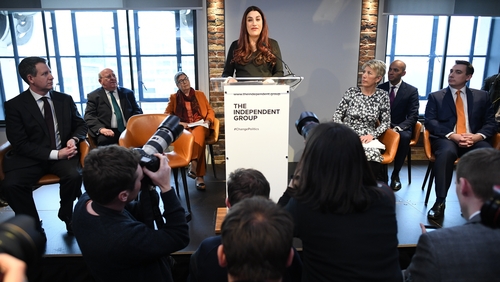 Luciana Berger made the announcement that seven Labour MPs were resigning