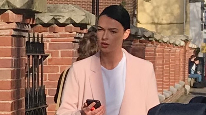 Ashling Thompson pictured as she arrived at Cork District Court