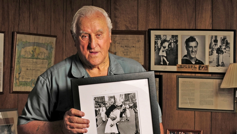 The picture was published by Life as 'V-J Day in Times Square'