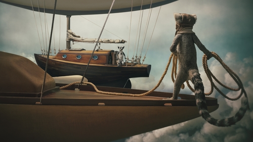 A scene from Two Balloons