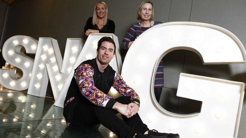 Tracy Clifford, Michael Daragh Macauley and Linda Ervine.