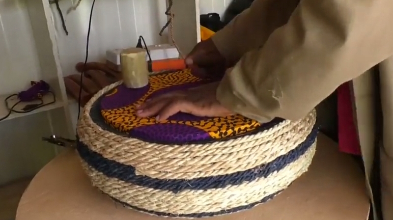 Jeffrey Yeboah taught himself how to make side tables, coffee tables and arm chairs