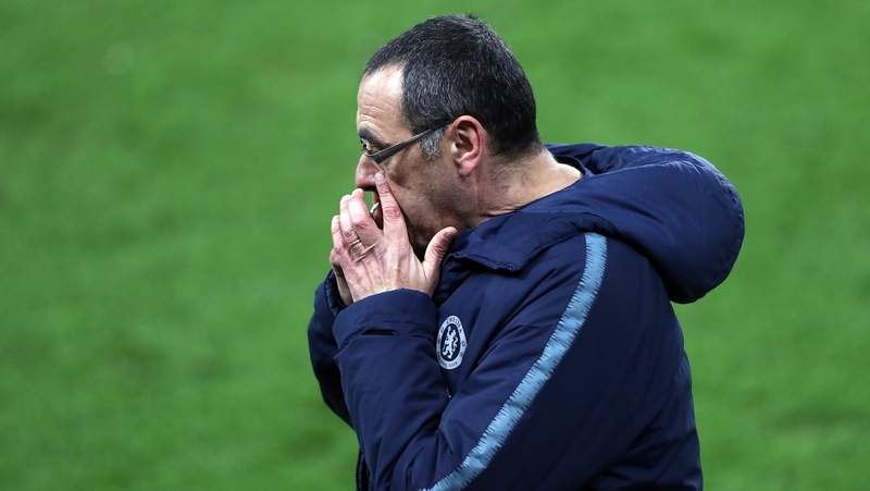 Chelsea's domestic form has dipped alarmingly under the Italian in recent weeks