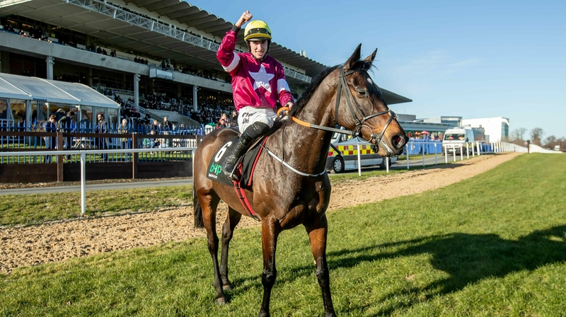 Jack Kennedy on Apple's Jade following their BHP Insurance Irish Champion Hurdle