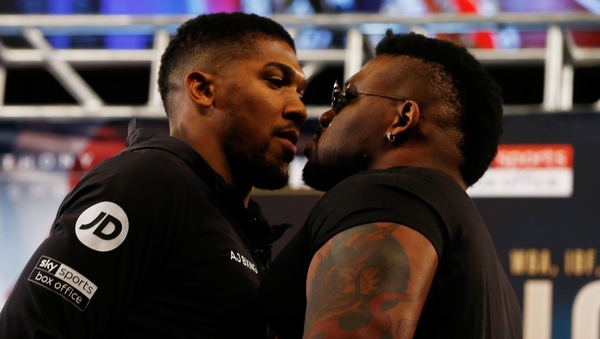 Anthony Joshua and Jarrell Miller trade barbs in New York