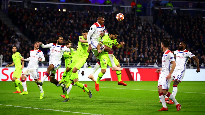 Lyon and Barcelona played out a goalless draw