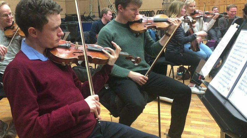 David Banfield with the RTÉ Concert Orchestra