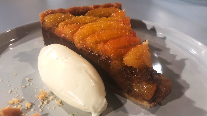 Wade's Dark Chocolate and Orange Tart