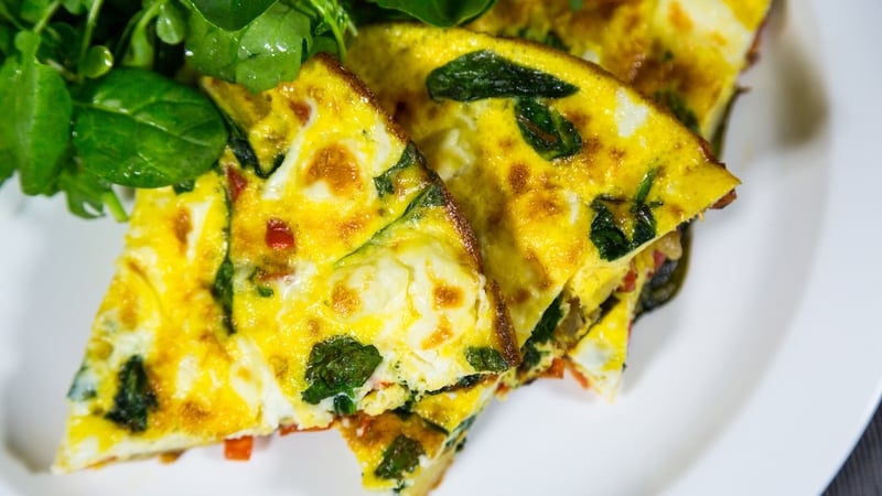 Spinach & Feta Frittata
