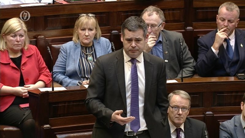 Sinn Féin's Pearse Doherty was speaking during Leader's Questions in the Dáil today